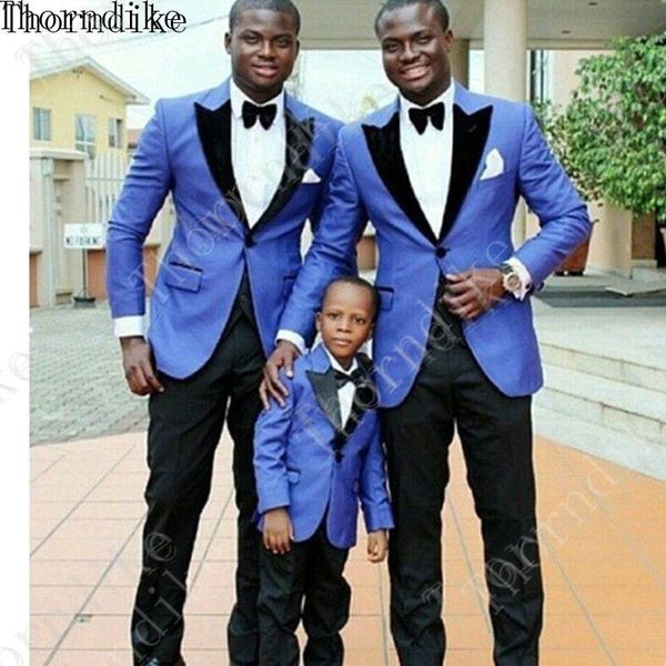 

thorndike 2020 new arrival white costume homme mariage black peaked lapel men suits for wedding man tuxedos (jacket+pants, White;black