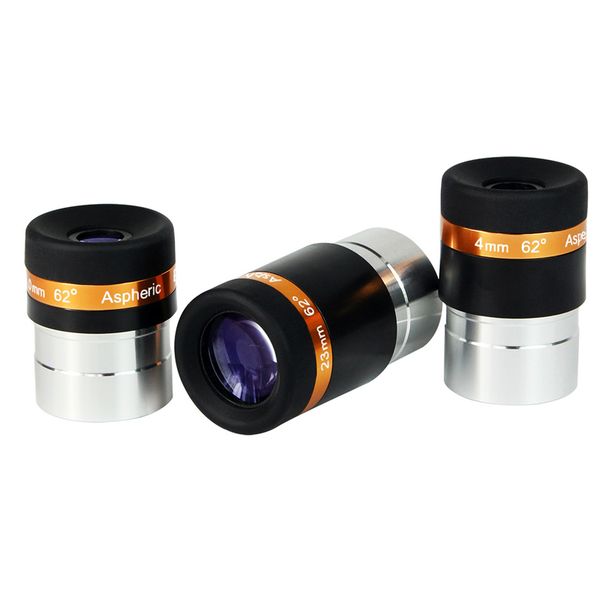 

асферические 1,25 окуляр телескопа hd широкоугольный 62 градусов объектив 4/10 / 23мм полностью с покрытием для 1.25" астрономия телескопа 3