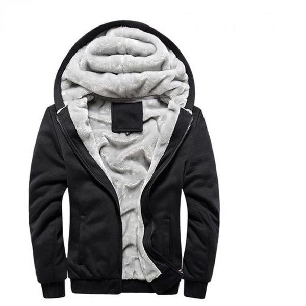 

autumn and winter style thickening plus size couples men hombre kg-158, Black