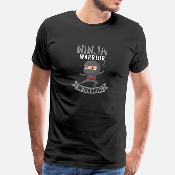 

black ninja - ninja warrior in training t shirt fit breathable o-neck tracksuit hoodie sweatshirt