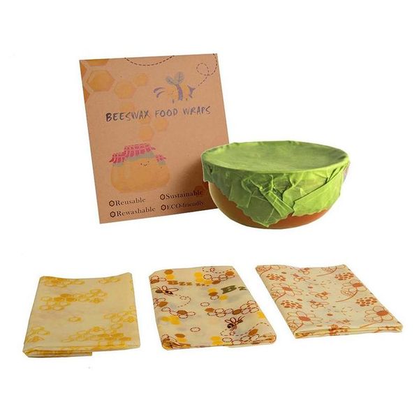 

reusable food wrap camping beeswax printed wraps outdoor picnic biodegradable storage wrap food fresh keeping cover qylutv lipper