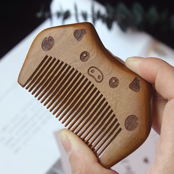 

comb beard sandalwood comb custom your customized combs laser engraved wooden hair comb