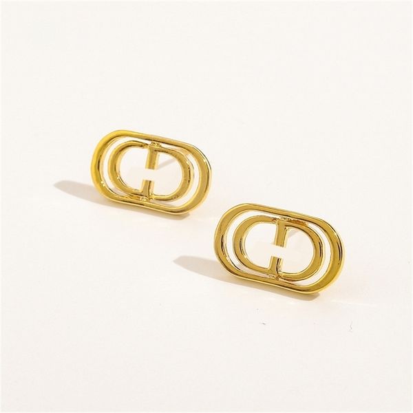 

86% off factory shopfrench new simple brass real gold plated female, Golden