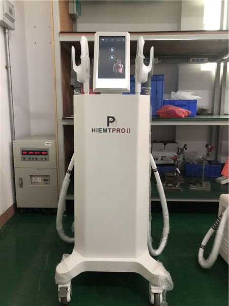 

2021 vertical non-invasive high intensity electromagnetic ems muscle stimulator fat reduce weight loss and body slimming muscle, Black;white