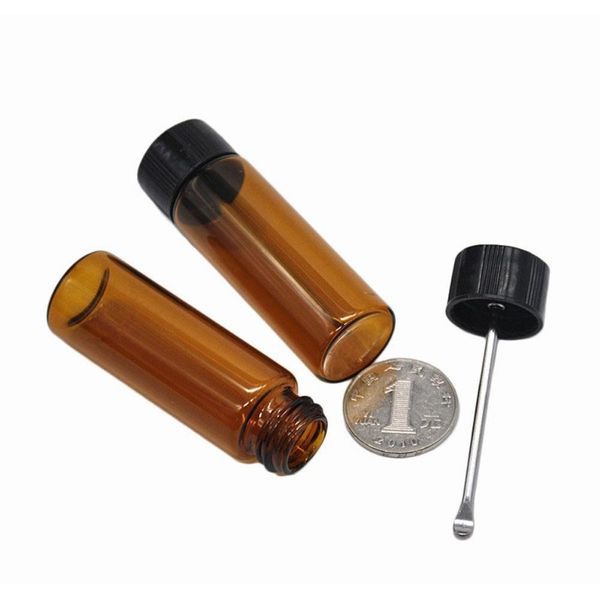 

colorful snuff bottle snorter box pill storage powder glass store spoon portable multiple uses in jllnlr bdebag