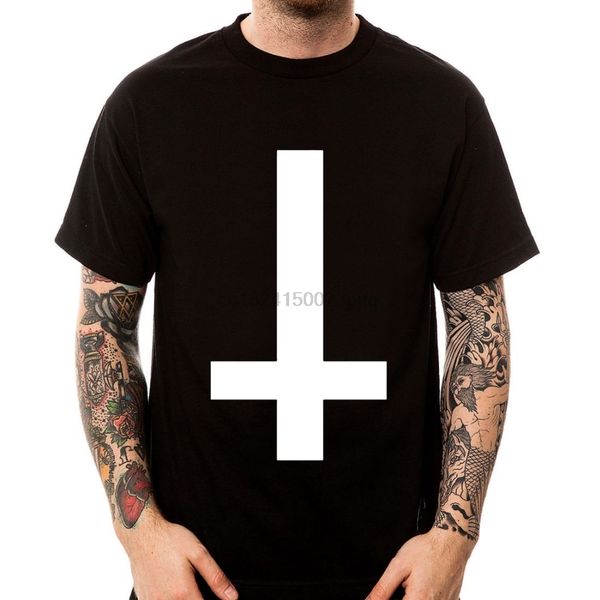 

inverted cross usa anti cross satan goth metal punk indie harajuku camiseta short sleeve summer tees sport sweatshirt hoodie t shirt