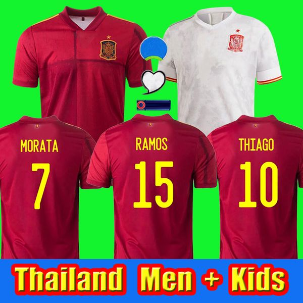 

2020 2021 españa rodrigo paco alcacer spain soccer jersey morata ramos sarabia thiago iniesta football soccer shirt camisetas de futbol, Black;yellow
