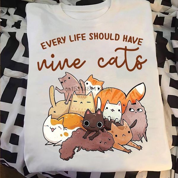 

every life should have nine cats gif hoodie designers t shirts sweatshirt