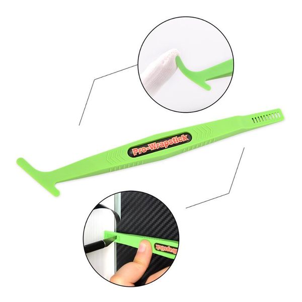 

foshio carbon fiber magnetic squeegee tool kit vinyl car wrap film sticker cutter knife window tint household cleaning scraper h jllnvl