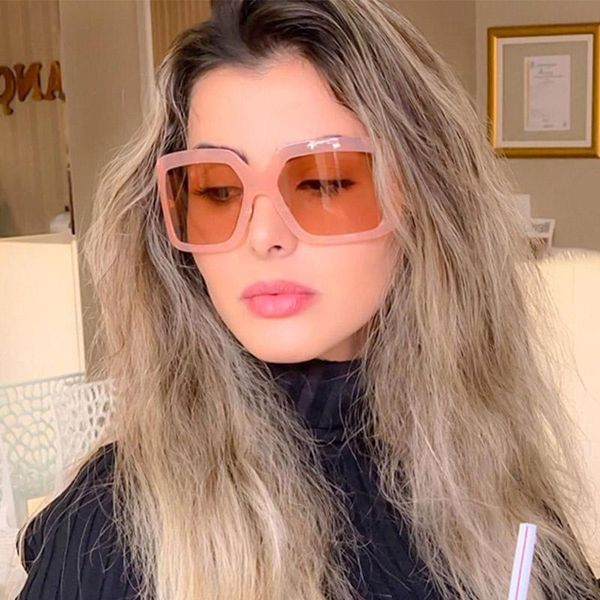 

sunglasses unique vintage big square women oversized goggles brand sun glasses for female men feminino 2021, White;black