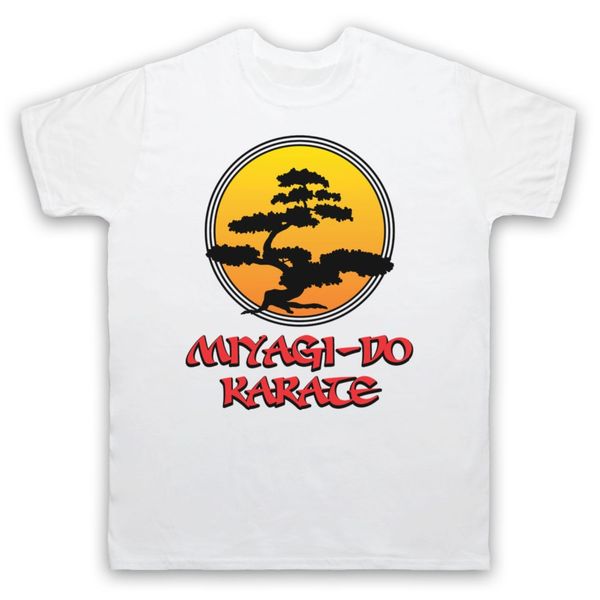 

sport 2019 fashion summer short sleeves cotton fashion mr miyagi do logo karate kid unofficial bonsai tree t-shirt
