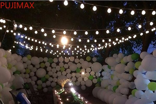 

halloween novelty 20 led g45 globe connectable festoon party ball string lamps led christmas lights fairy wedding garden pendant garland