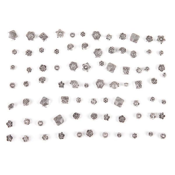 

flower mixed metal besds charms antique silver zinc alloy tibetan bead for jewelry making diy bracelet accessories abo qylmpj