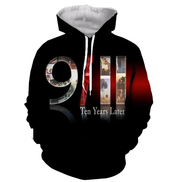 

commemorating 9/11 3d all printing cool /hoodies/ sweatshirts/summer 3d print shirts oversized horror hentai men clothing