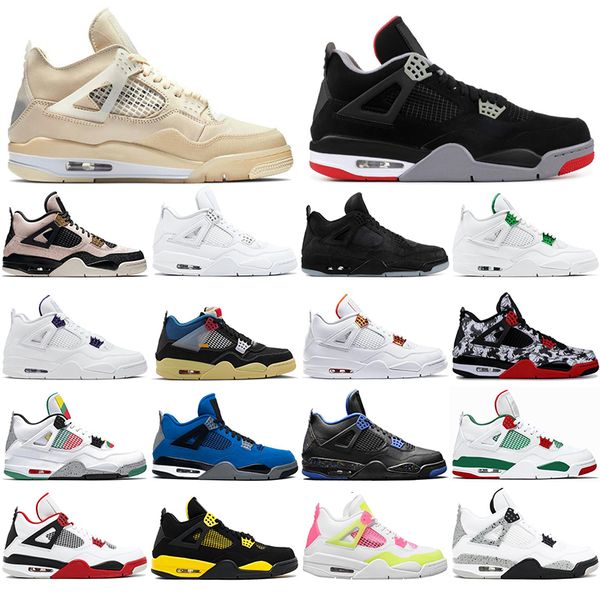 

2020 новые jumpman 4 гриб кактус джек нуар фиолетовый металлик карнавал баскетбол обувь 4с мужские женские тренажёры спорт кроссовки размер