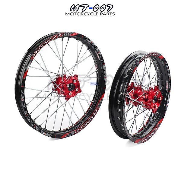 

front 1.60-17 rear 1.85-14 inch alloy wheel rim with cnc hub for kayo hr-160cc ty150cc dirt pit bike 14/17 inch motorcycle wheel