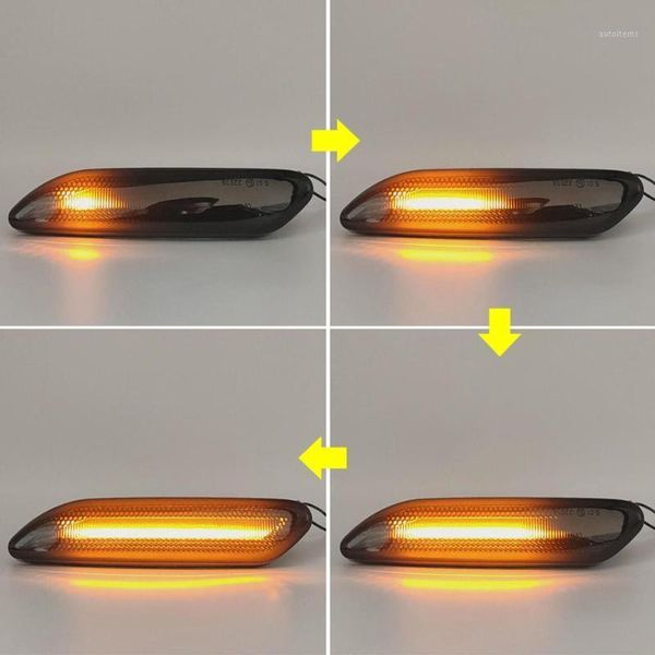 

2pcs dynamic side marker light turn signal lamp oem style for mini r60 countryman r61 paceman 2012-20171