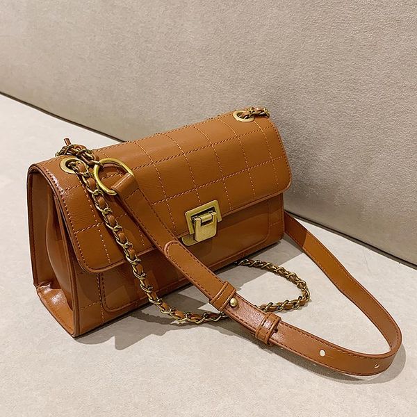 

mini small square bags for women 2021 fashion pu crossbody bags female retro oblique bag small lock button purse sac femme luxe