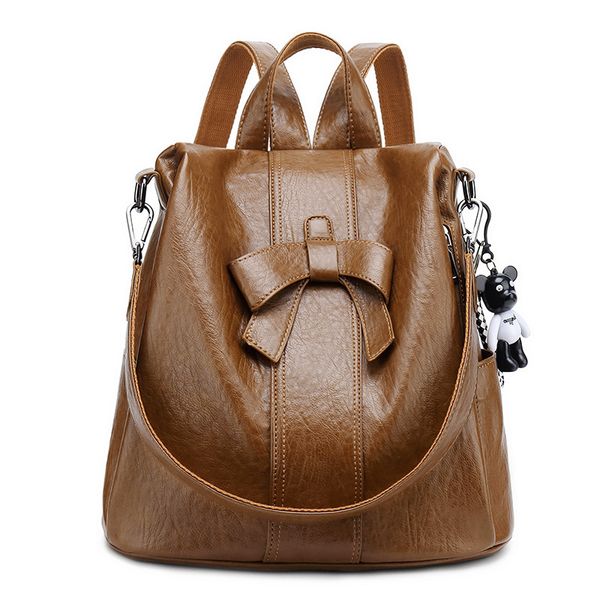 

new arrival nice quality anti-theft shoulder bag female fashion cute bow backpack multi-purpose travel bag