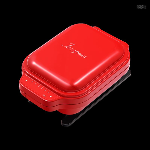

220v non-stick electric waffle machine multifunctional breakfast sandwich cotton bread baking pot cake waffle maker with timer1