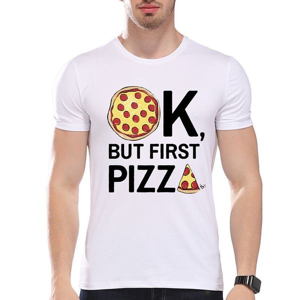 

sport 2019 male selling ok, but first pizza. all i can think about funny joke men t shirt tee summer tee shirt
