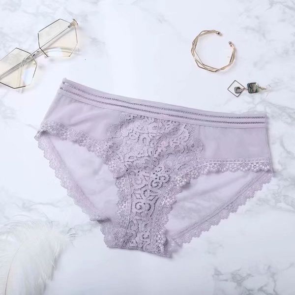 

women lace briefs mesh transparent women's underwear customized, Black;pink