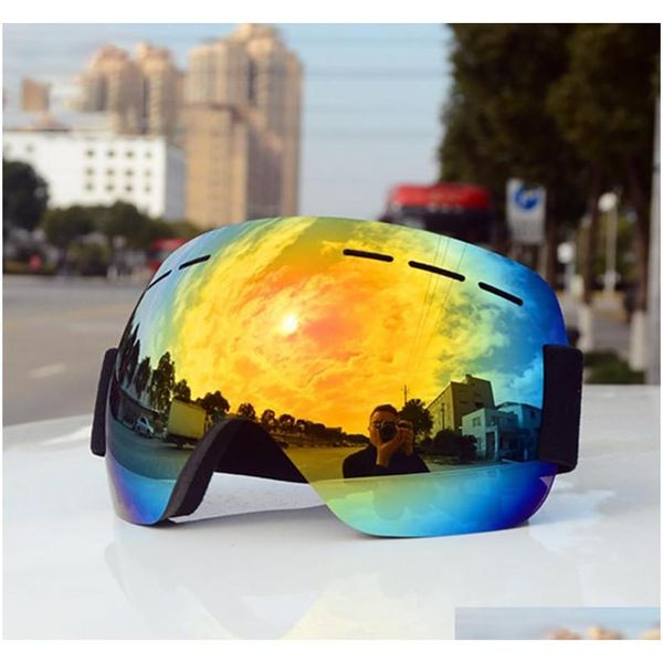 

big ski goggles winter sports snowboard windpro sunglasses anti-fog uv protection for men women snowmobile skiing sport skating