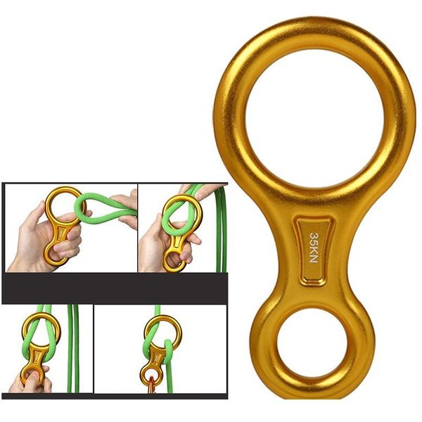 

rappelling gear belay device equipment rock climbing descender 35kn figure 8 word rope descender rappel ring downhill ei jllcce