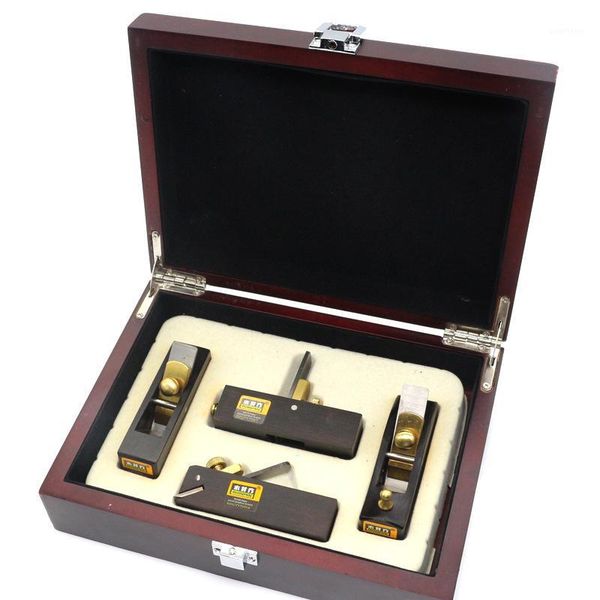 

4pc mini woodworking hand planer flat bottom planer diy carpenter tools angle with gift box packaging woodworking tools1