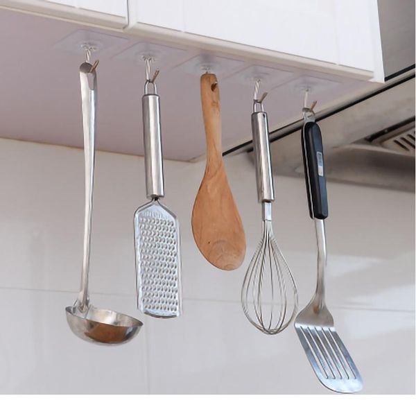 

20/30pcs 6x6cm transparent strong self adhesive door wall hangers hooks suction heavy load rack cup sucker for kitchen wmtvjs