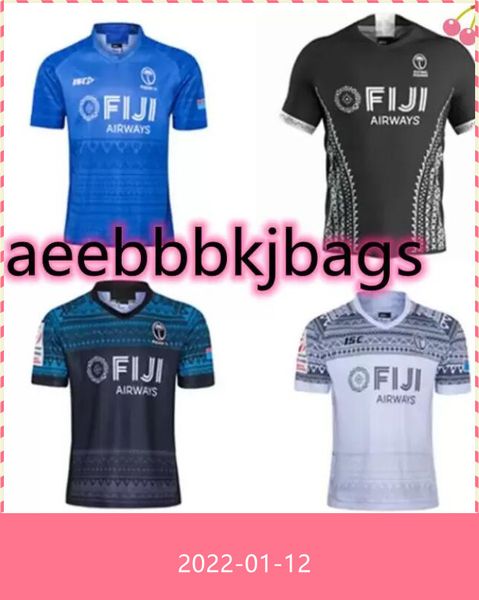 

air away flight fijian rugby jersey set maillot camiseta maglia s-5xl, Black;gray