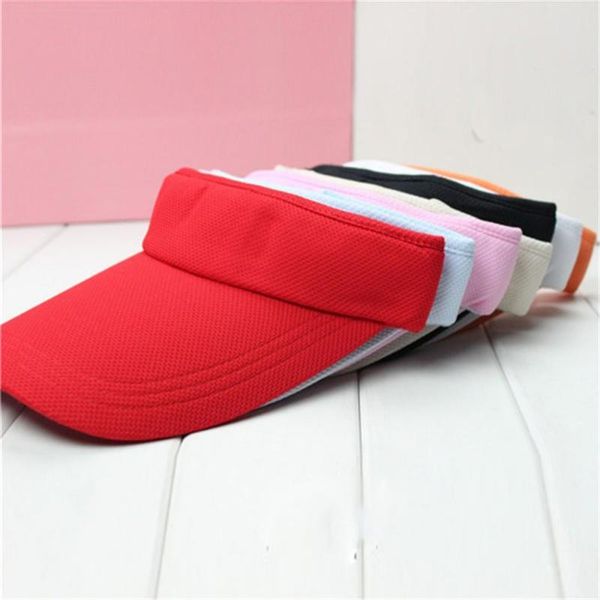 

visors 2021 summer sun hat casual tennis adjustable hats for women/men zt1 b3, Blue;gray