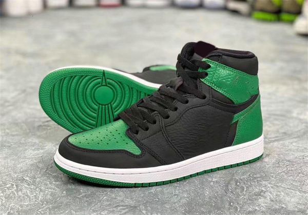 

high og pine green 555088-030 1s i black green kicks women men sports shoes sneakers trainers
