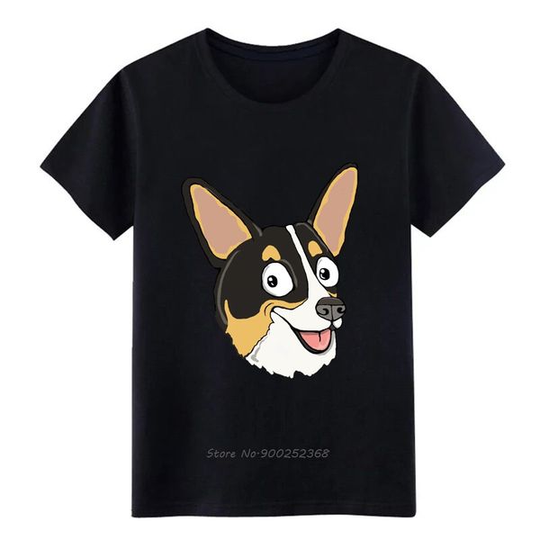 

tri colored pembroke corgi men cotton hip hop streetwear harajuku hoodie designers t shirts sweatshirt