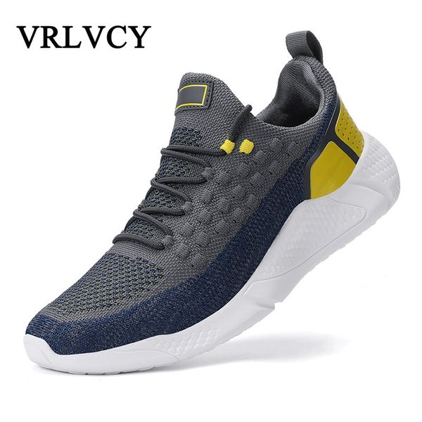 

new breathable mesh casual men shoes male spring sneakers men footwear running shoes comfort lightweight footwear c1019, Black;white