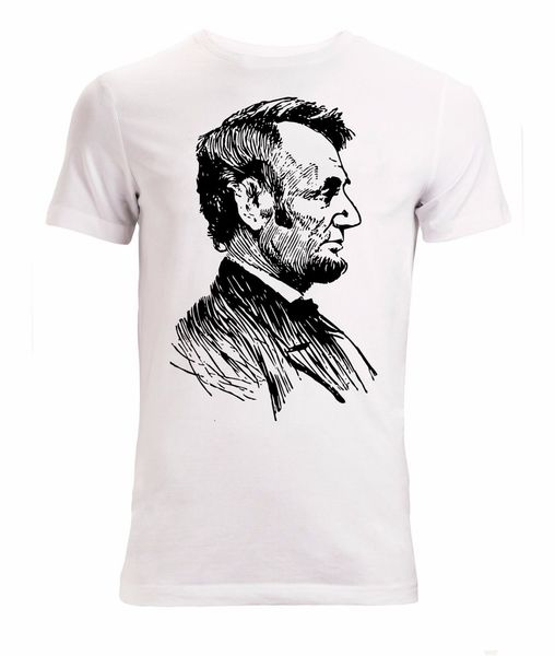 

новая мода прохладный повседневная abraham lincoln американского президента профиль женщины доступен белый летний спортивный толстовка с кап