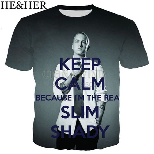 

design rapper eminem style 3d print shirts oversized harajuku kawaii men clothing