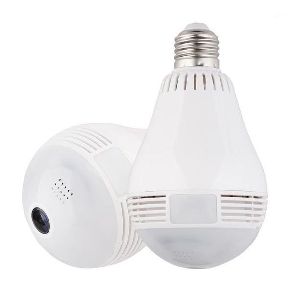 

cameras 360 degree bulb camera security wireless lamp fisheye panoramic hd support wifi network remote monitor 20211