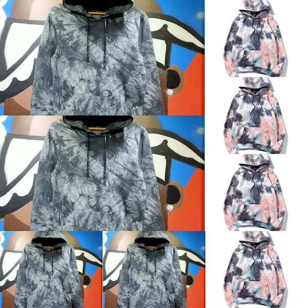 

kjncn hooded men's sweatersweater sweater ins dye personality korean fashion harajuku cool loose student tie fashion ev4qt, Black