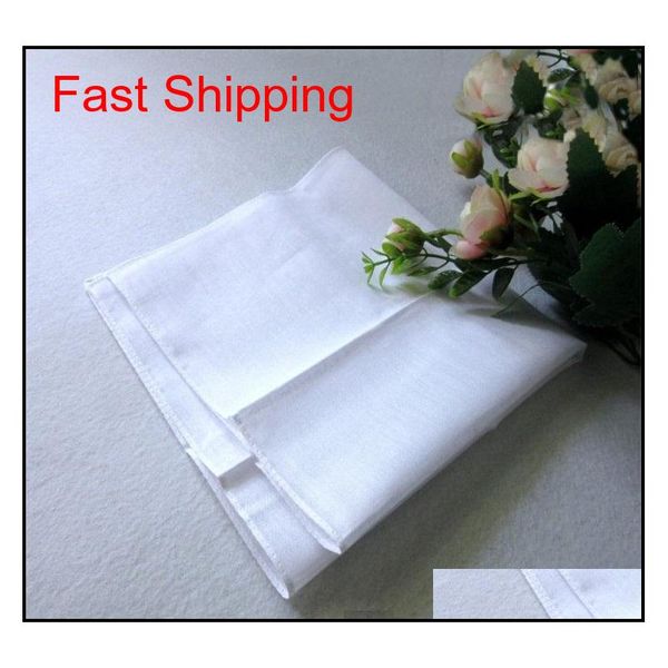 

100% cotton male table satin handkerchief pure white hankerchiefs cotton towel mens suit pocket square hand qyldxq queen66, Blue;white