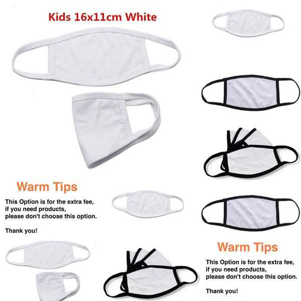 

factory9hixface kids sublimation us adults stock blanks double layers dust prevention mask for diy heat transfer print dhl freoutletrlnq