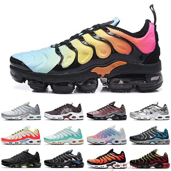 

wholesale new original 2020 tn shoes new designs fashion women breathable mesh tn plus tn chaussures sport colorful trainers shoes xk5k, Black