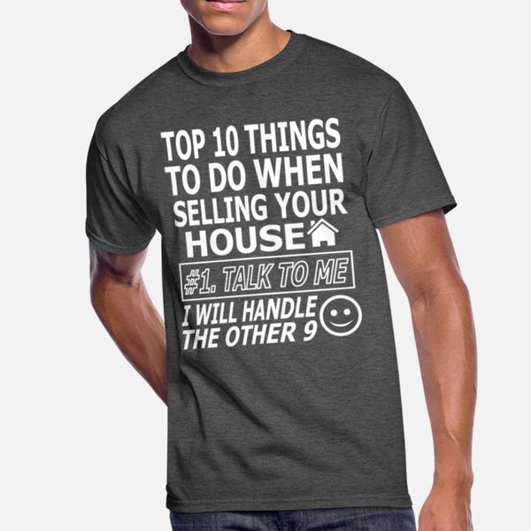 

10 things to do when selling your house t shirt comic oversized design tracksuit hoodie sweatshirt