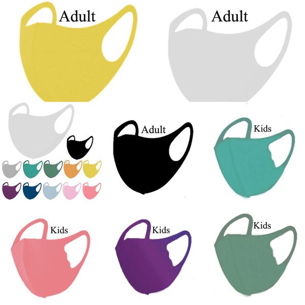 

kids ice fashion masks face silk mask dust proof children facemask black white red celebrity sunscreen thin boutlet94nj