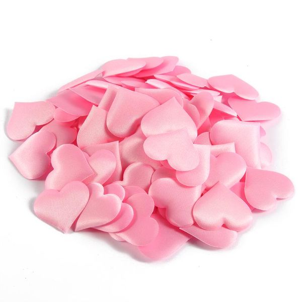 

100pcs/bag 3d romantic sponge peach heart throwing love petals artificial flower diy crafts accessories home party wedding decor