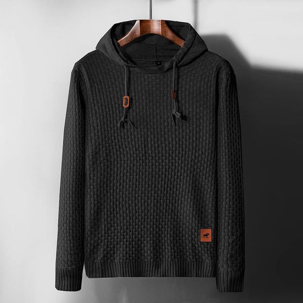 

men's sweaters sweater male winter 2021 season fashion products comfortable hooded men, White;black