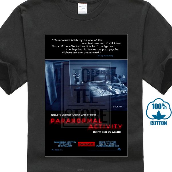 

sport paranormal activity cool horror cult classic movie poster fan t shirt 029575