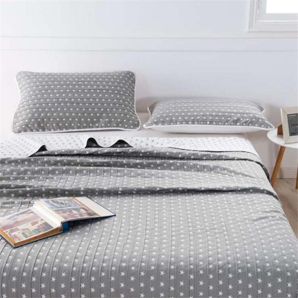 Fábrica direta de três níveis verão cot quilt estrela gaze toalha quilt única / dupla multi-funcional adulto adulto blanket lj201105