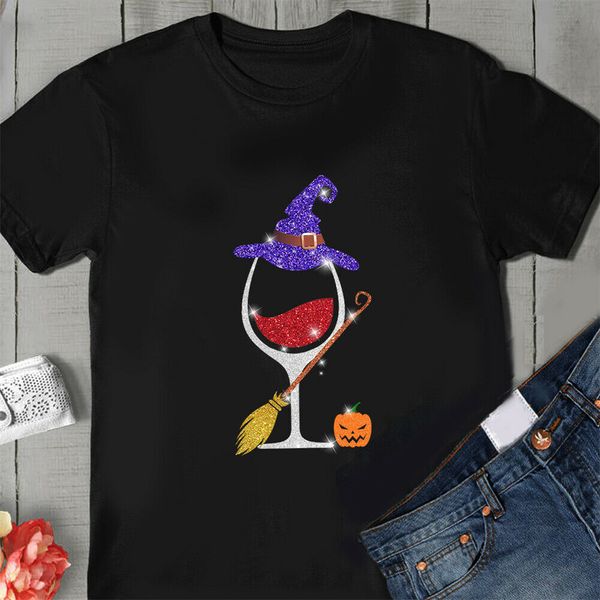 

фужеры witch halloween t-shirt бесплатная доставка смешной tops tee shirt спорта с капюшоном hoodie