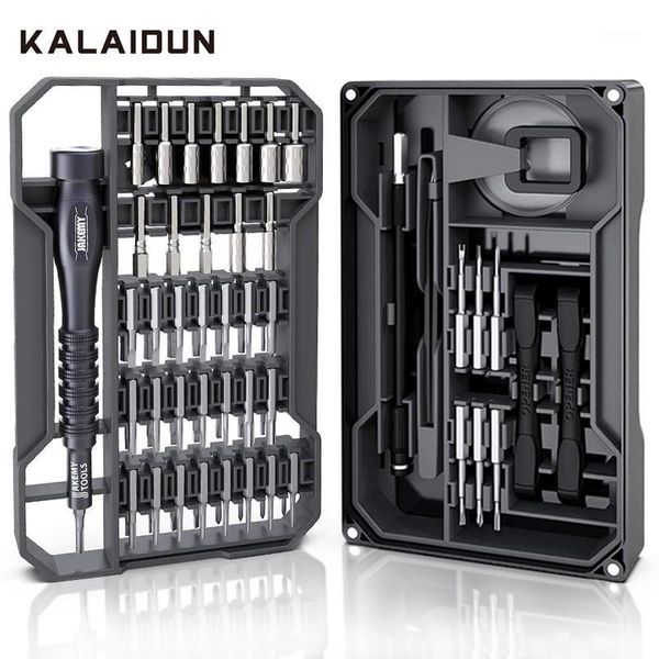 

kalaidun precision screwdriver set magnetic ratchet screw driver 73 in 1 torx hex bit multitools bits phone repair hand tool kit1